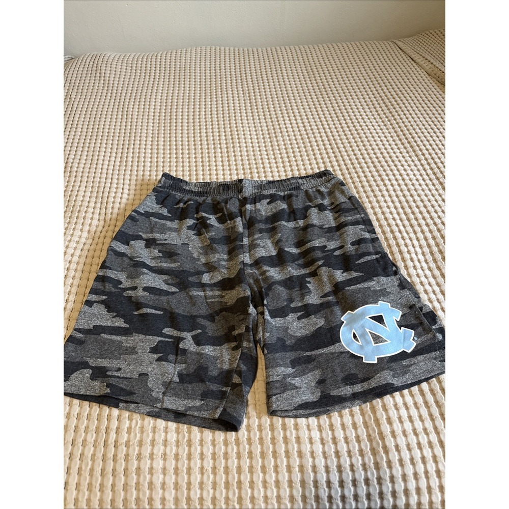 North Carolina Tar Heels UNC Men's Camo Shorts Charcoal Gray Concepts Sport